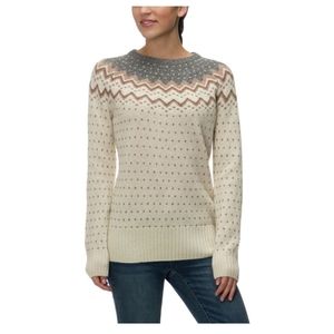 Fjallraven women's fair isle wool sweater